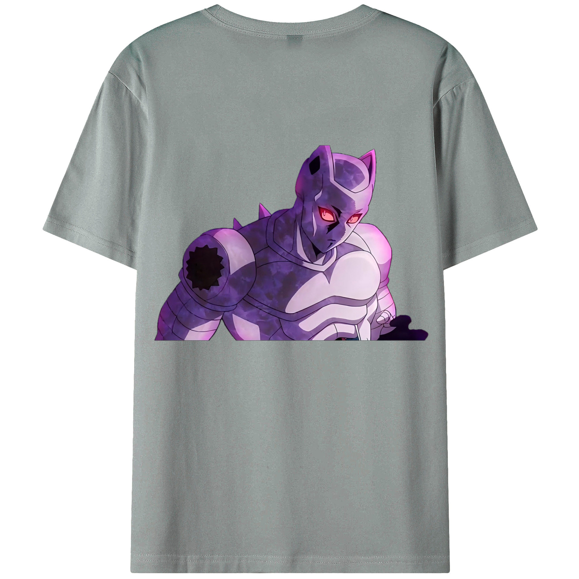 （画像用） ジョジョの奇妙な冒険 きら よしかげ JoJo's Bizarre Adventure Kira Yoshikage 綿100％ メンズ半袖Tシャツ（バックプリント） 通気性